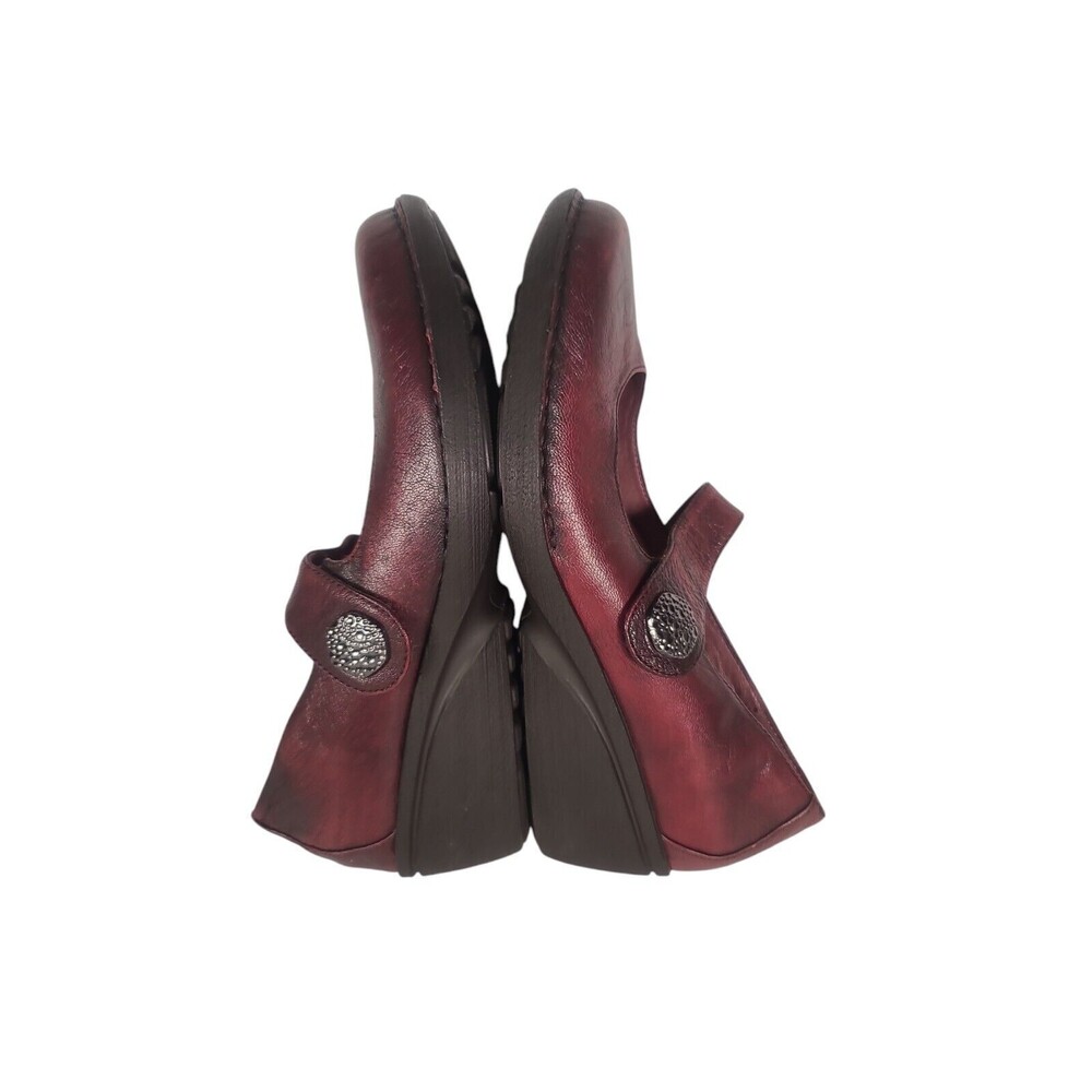 Dansko Adelle Pumps Size EU 40 Brown Mary Janes Wedges Chocolate Cherry US 9.5 - Picture 9 of 12